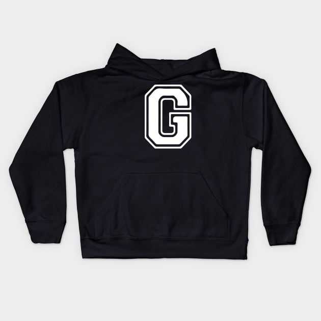 Letter G Kids Hoodie by Xtian Dela ✅